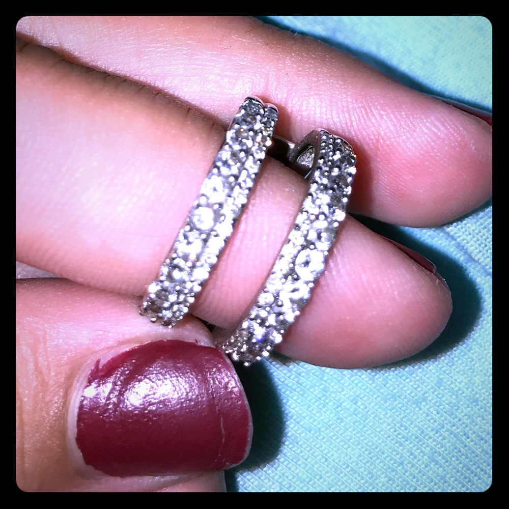 14k White gold .5ct diamond ring guard/enhancer